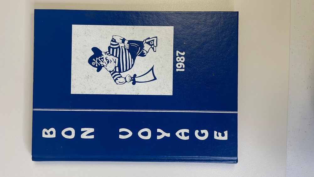 1987 BON VOYAGE Yearbook Williamsburg High School Pennsylvania